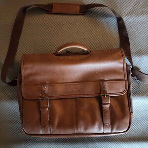 Samsonite Leather Messenger Bag